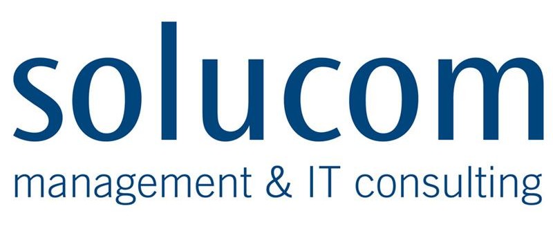 Logo Solucom – cabinet de conseil en management et IT